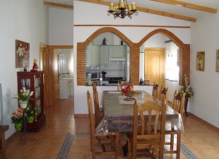 Dinning Room in Rural Cottage Paraje la Venta Pliego - Murcia - Spain