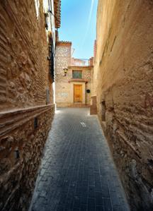 Callejón del caserío mudéjar de Pliego